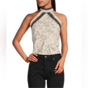 Free People 1 Thing Halter Bodysuit